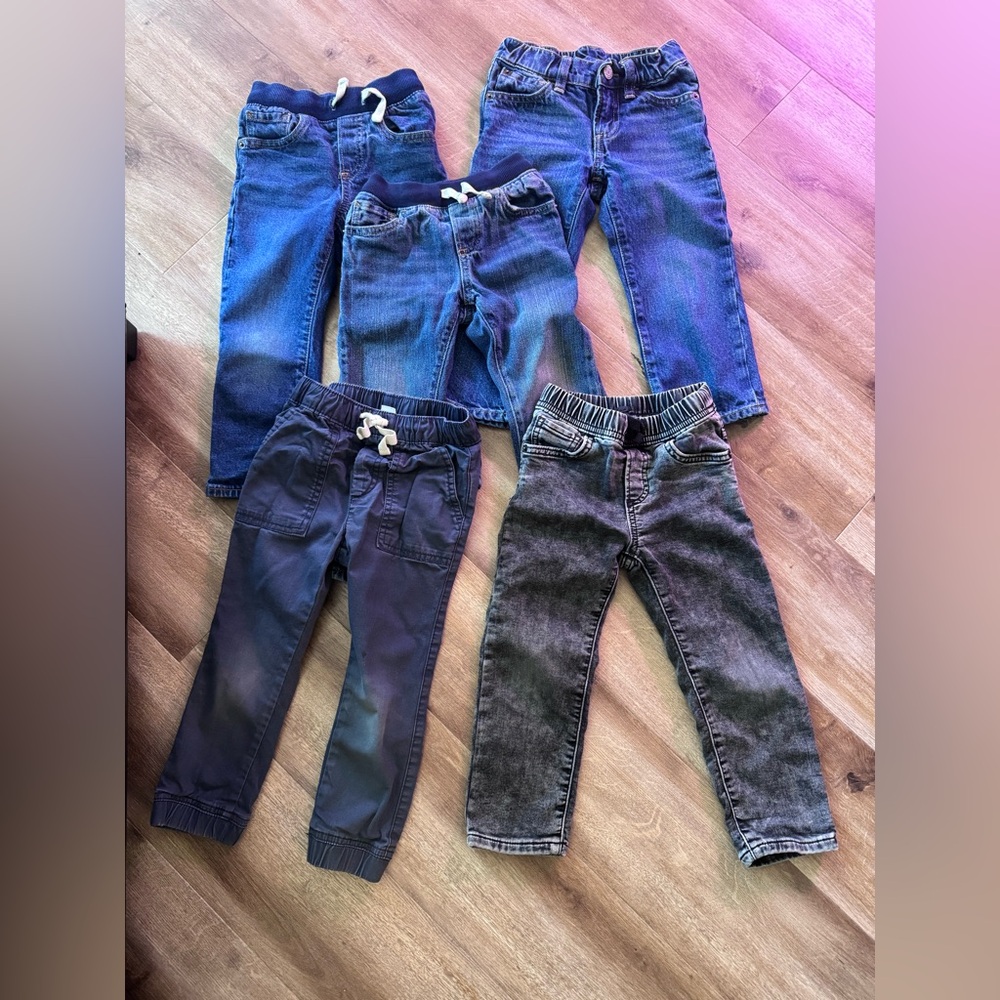 GAP Blue and Gray Slim Fit Jeans
